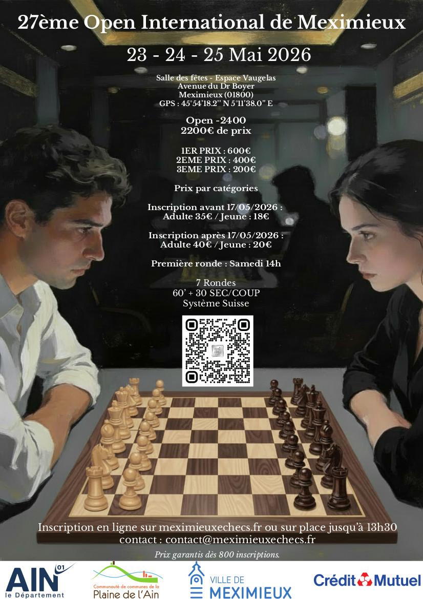 Photo de l'open 2026